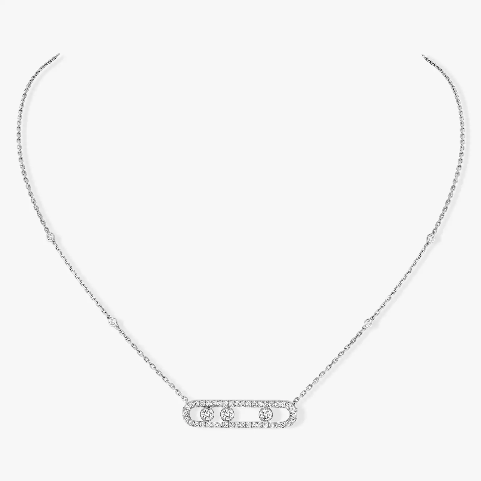 COLLIER MESSIKA MOVE PAVÉ WHITE GOLD