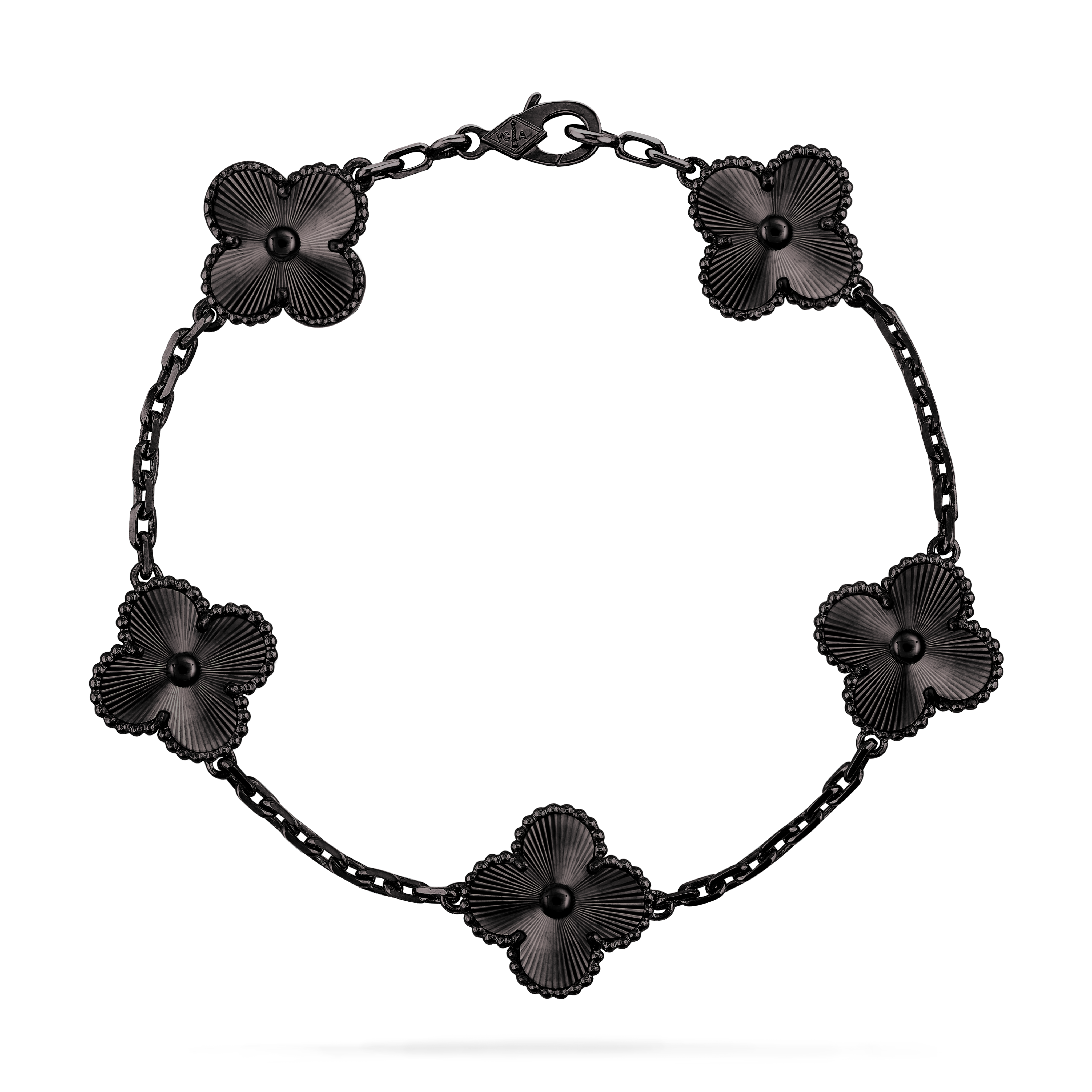 GOURMETTE VAN CLEEF ALHAMBRA ALL BLACK