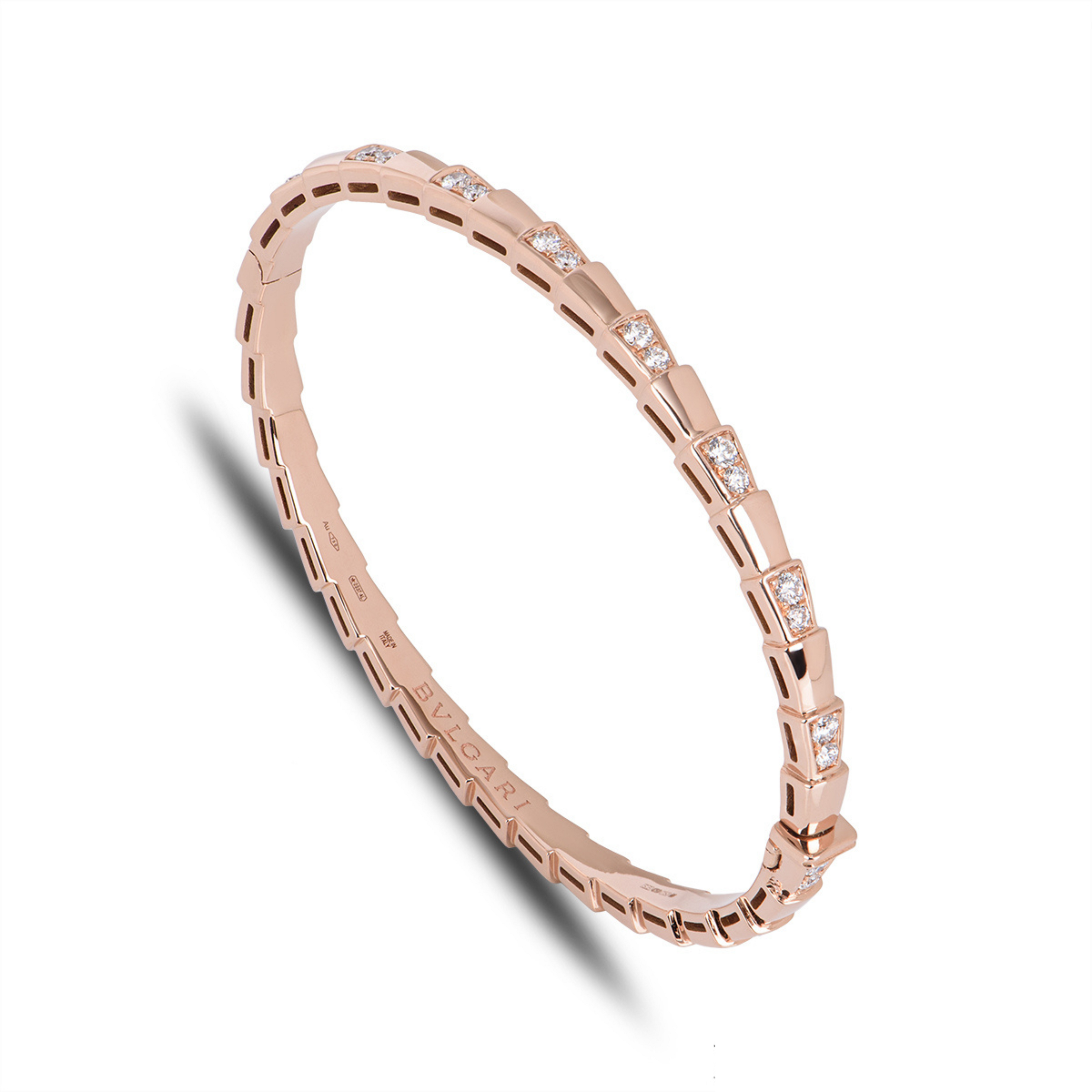 BRACELET BVLGARI SERPENTI DIAMOND ROSE GOLD