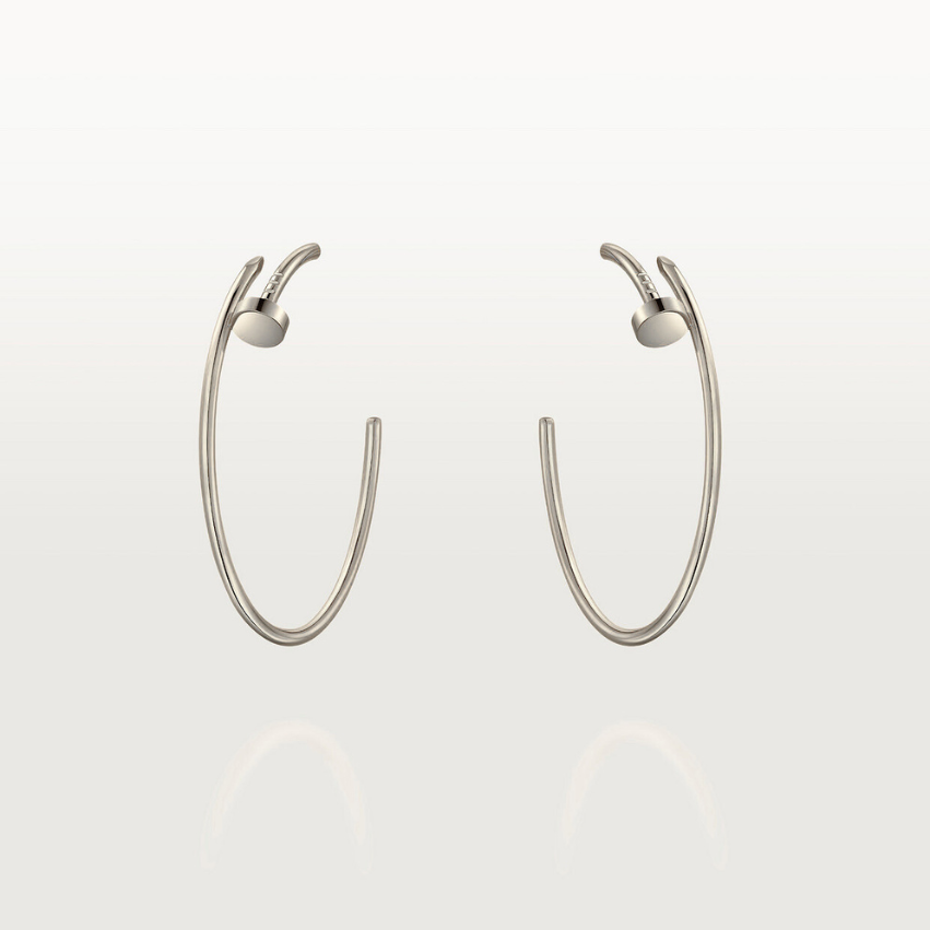 BOUCLE CARTIER CLOU CRÉOLES GRAND MODÉLE WHITE GOLD