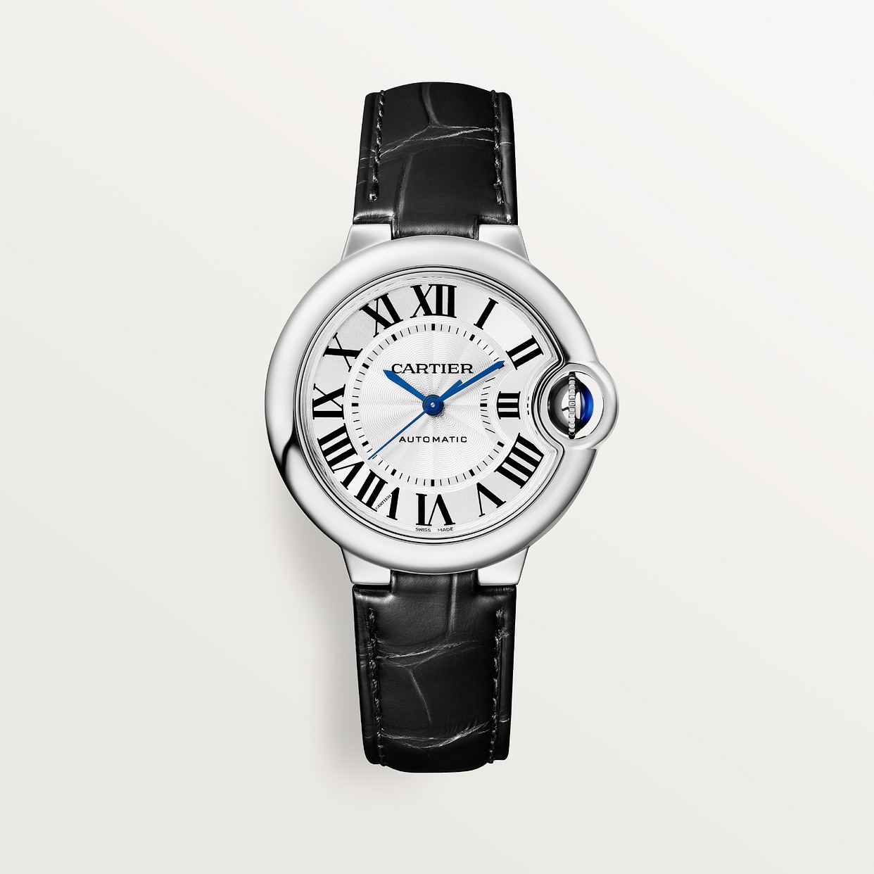 CARTIER BALLON BLEU EN ALLIGATOR NOIR
