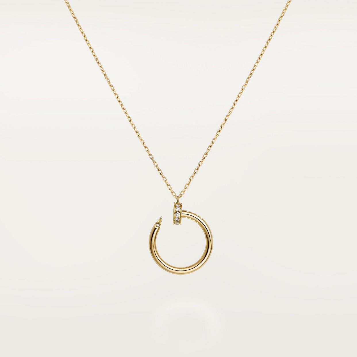 COLLIER CARTIER PENDENTIF JUST UN CLOU DIAMANTS GOLD