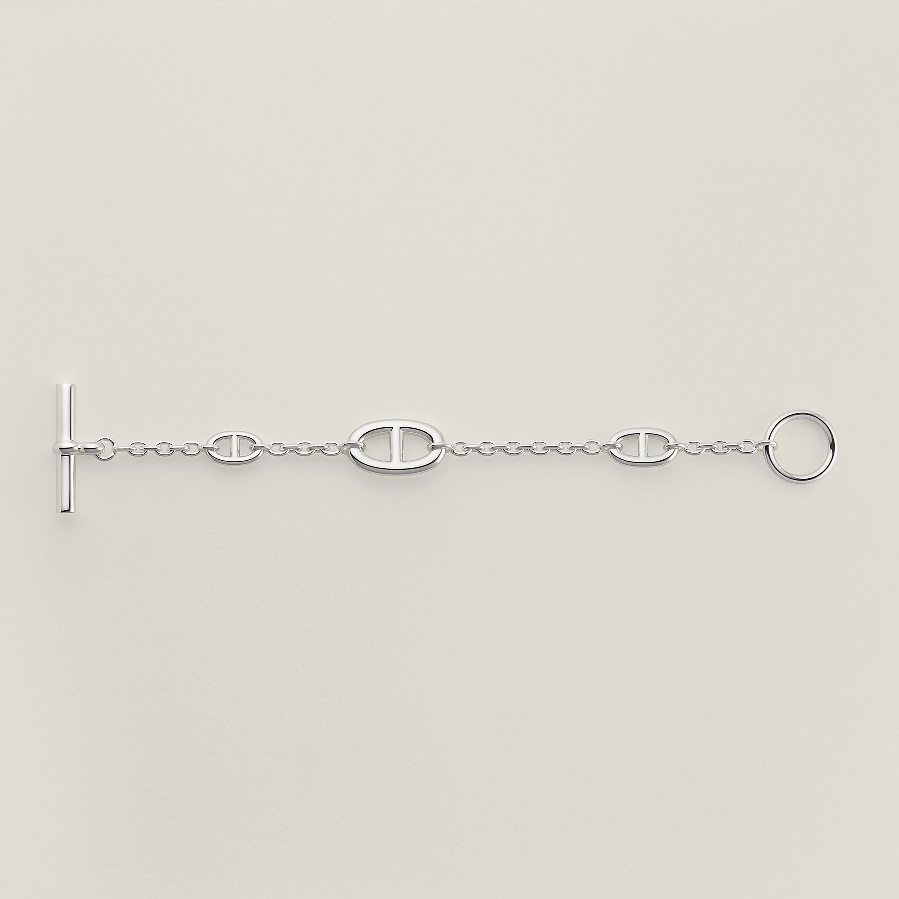 BRACELET HERMES FARANDOLE WHITE GOLD