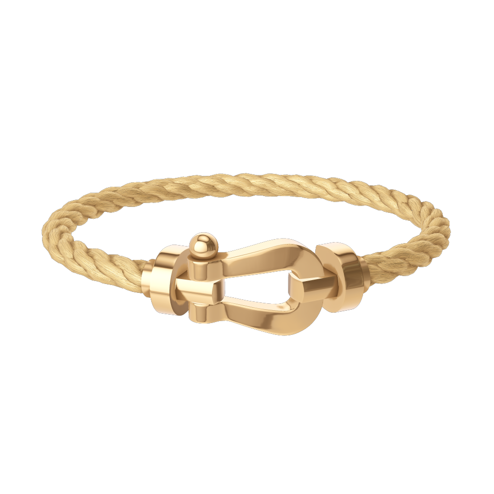 BRACELET FRED FORCE GRAND MODÈLE JAUNE GOLD