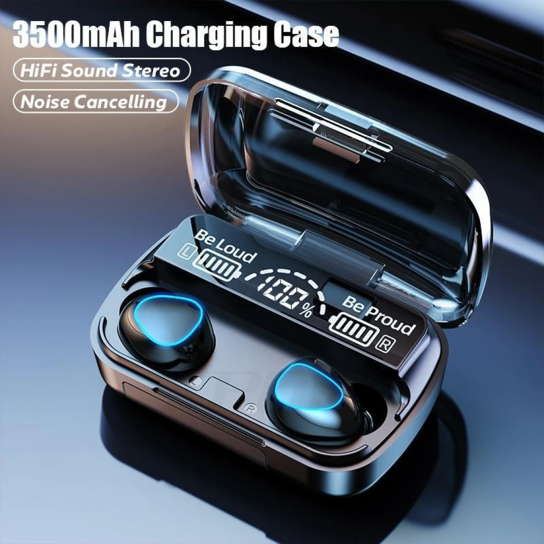 earbuds Waterproof With 3500mAh Charging Box