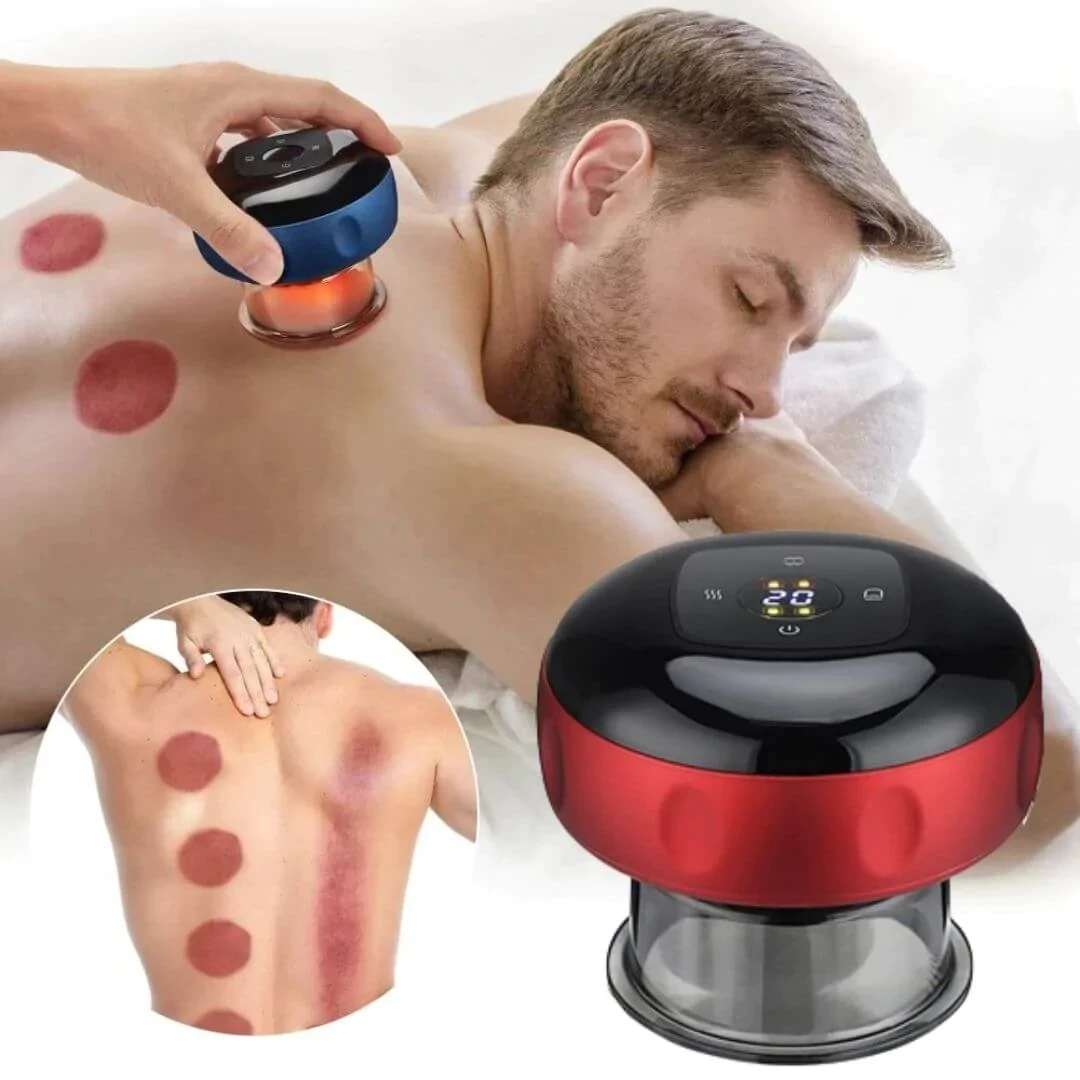 Electric Cupping Therapy Set - 6 modes | جهاز الحجامة المحمول الذكي