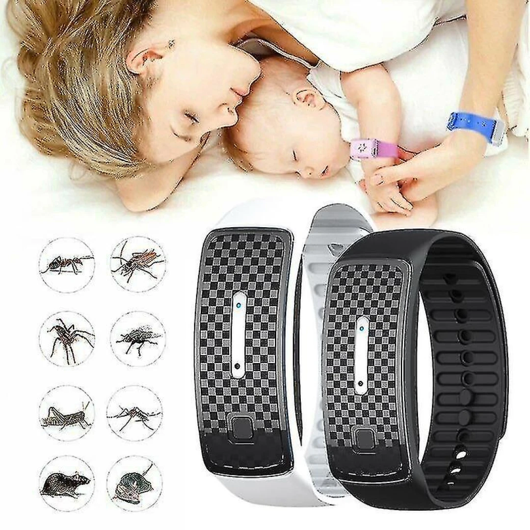 سوار طارد البعوض والحشرات بالموجات فوق الصوتية  - Mosquito Repellent Bracelet