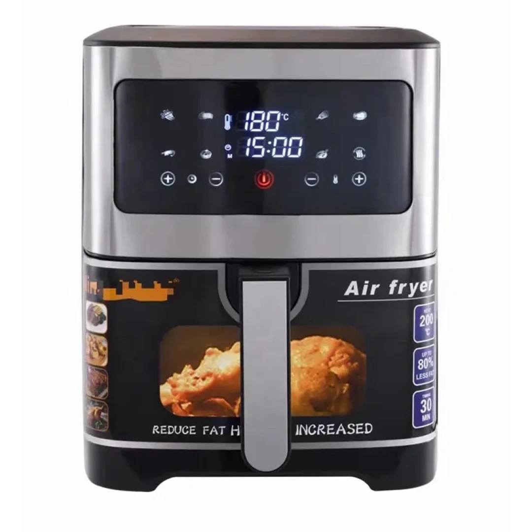 Silver Crest Touch Control Electric Air Fryer 10 Liter | مقلاة هوائية تعمل بالتحكم باللمس سعة 10 لتر