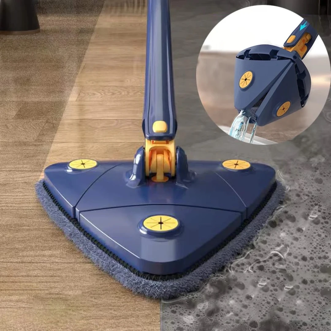 360° Rotatable Adjustable Cleaning Mop ممسحة تنظيف قابلة للدوران 360 درجة