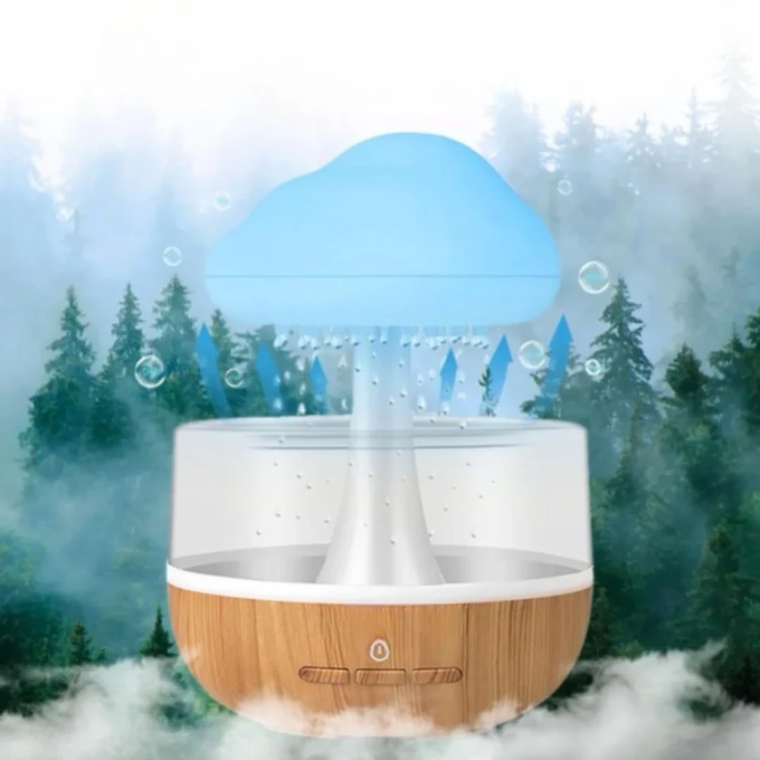 Raining Cloud Lamp Humidifier / مرطب هواء السحابة الممطرة