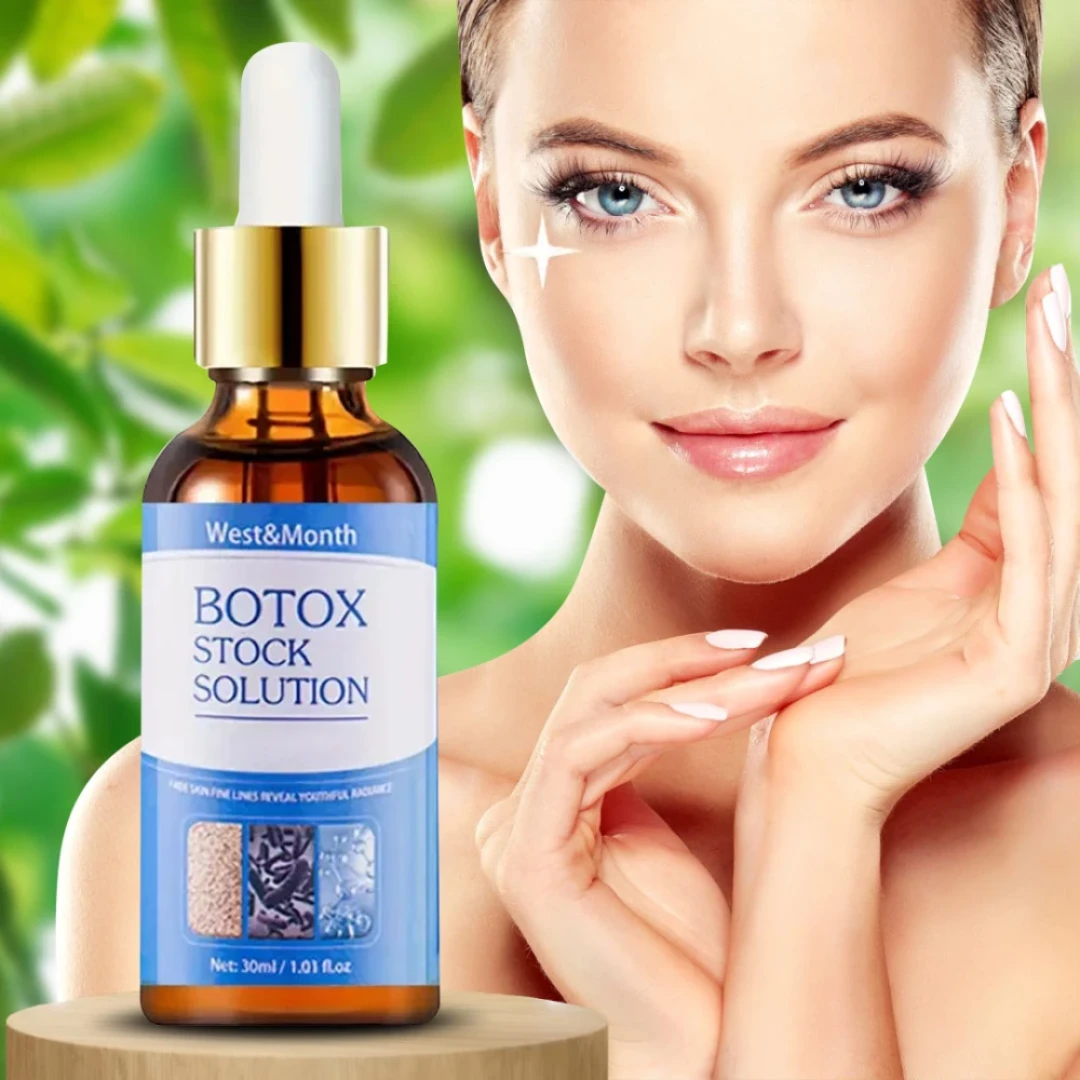 مصل البوتوكس المضاد للتجاعيد وشد بشرة الوجه - Botox Stock Solution Anti Ageing Serum, Botox Cream for Face For Women 30ml
