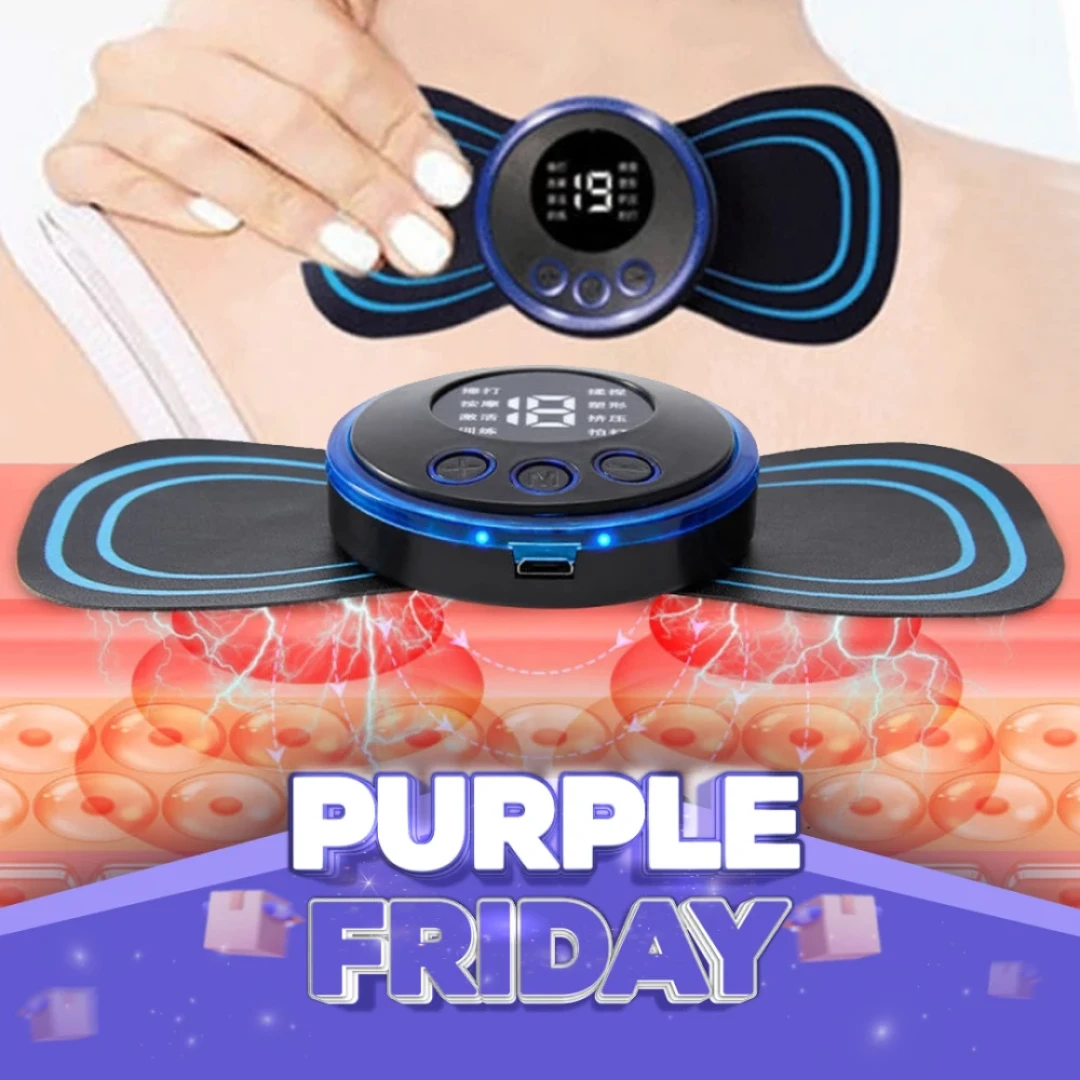 LCD Display Electric EMS Massager | مُدلك كهربائي بشاشة LCD الذكية