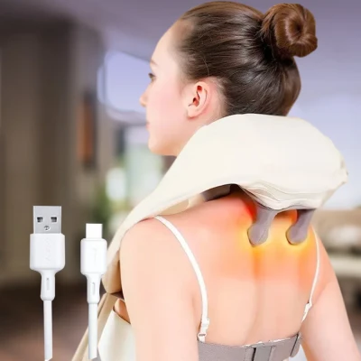 Neck and shoulder massager with heat / جهاز مساج للرقبة والكتف بالحرارة