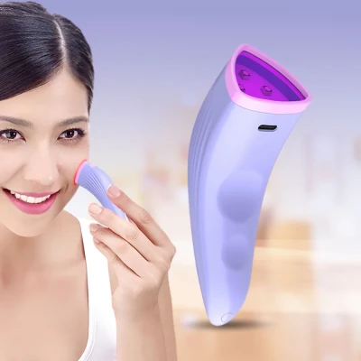 جهاز الوجه لعلاج حب الشباب بتقنية الضوء لِيد المتطورة - LED Acne Foe - Acne Spot Pimple Zit Treatment Device Red and Blue Light Therapy