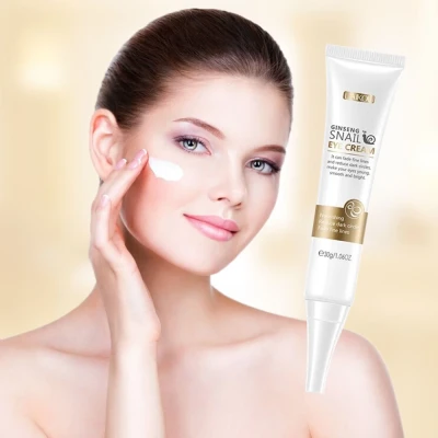 كريم العين بالجينسنغ والحلزون - Snail Remove Dark Circles Anti Aging Eye Bags Cream