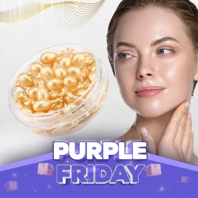 Hyaluronic Acid Capsules and Retinol Facial Serum كبسولات حمض الهيالورونيك المضادة للتجاعيد وسيروم الريتينول لإزالة البقع الداكنة ومكافحة الشيخوخة