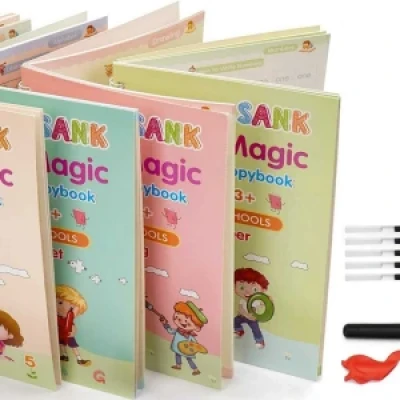 المجلد الذكي - 📚مجموعة 4 كتب تعليمية لطفلك  باللغه الانجليزيه -Copy books English