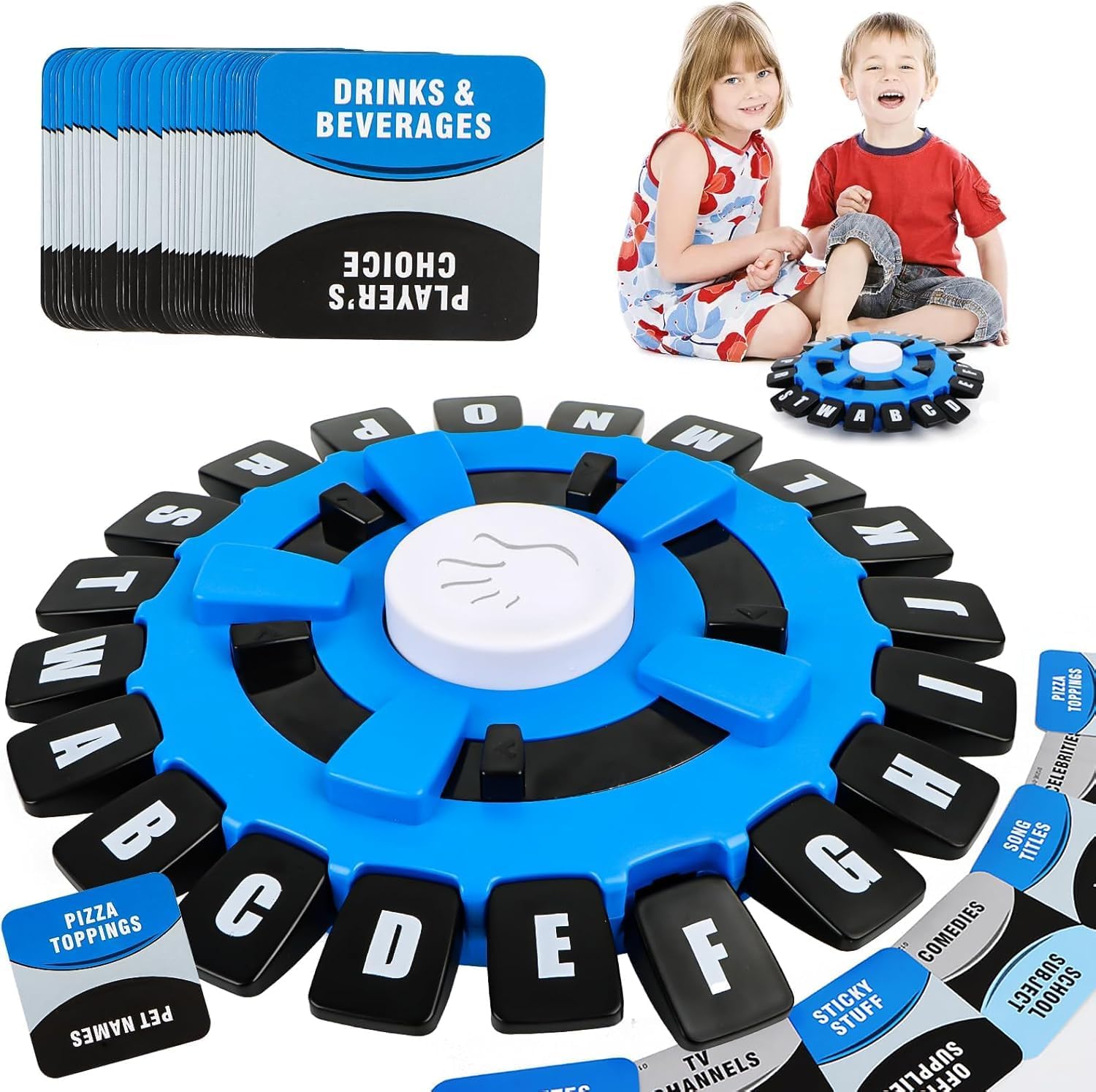 Word Game, Fast-Paced Family Board Game, Letter Pressing Game, Quick Thinking Spiel Buchstaben Drücken Mit Timer, Word Games, Letter Pressing Games Fast-Paced, Family Board Game for Adults Families