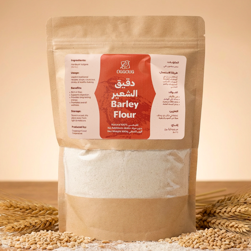 دقيق الشعير أوغوغ الفاخر – حبوب كاملة طبيعية 100% – 500 غرام