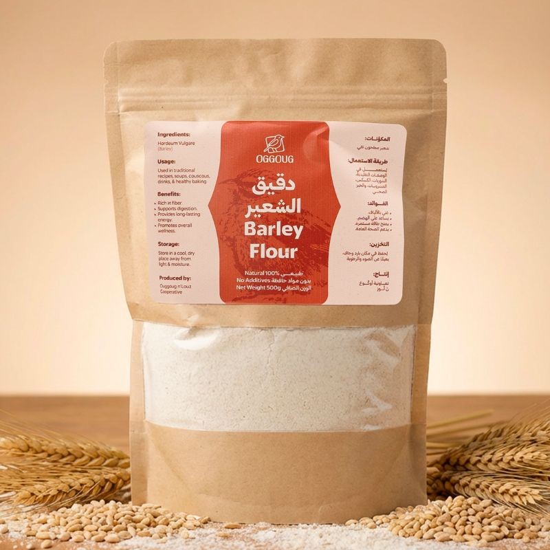 Oggoug  دقيق الشعير الطبيعي من