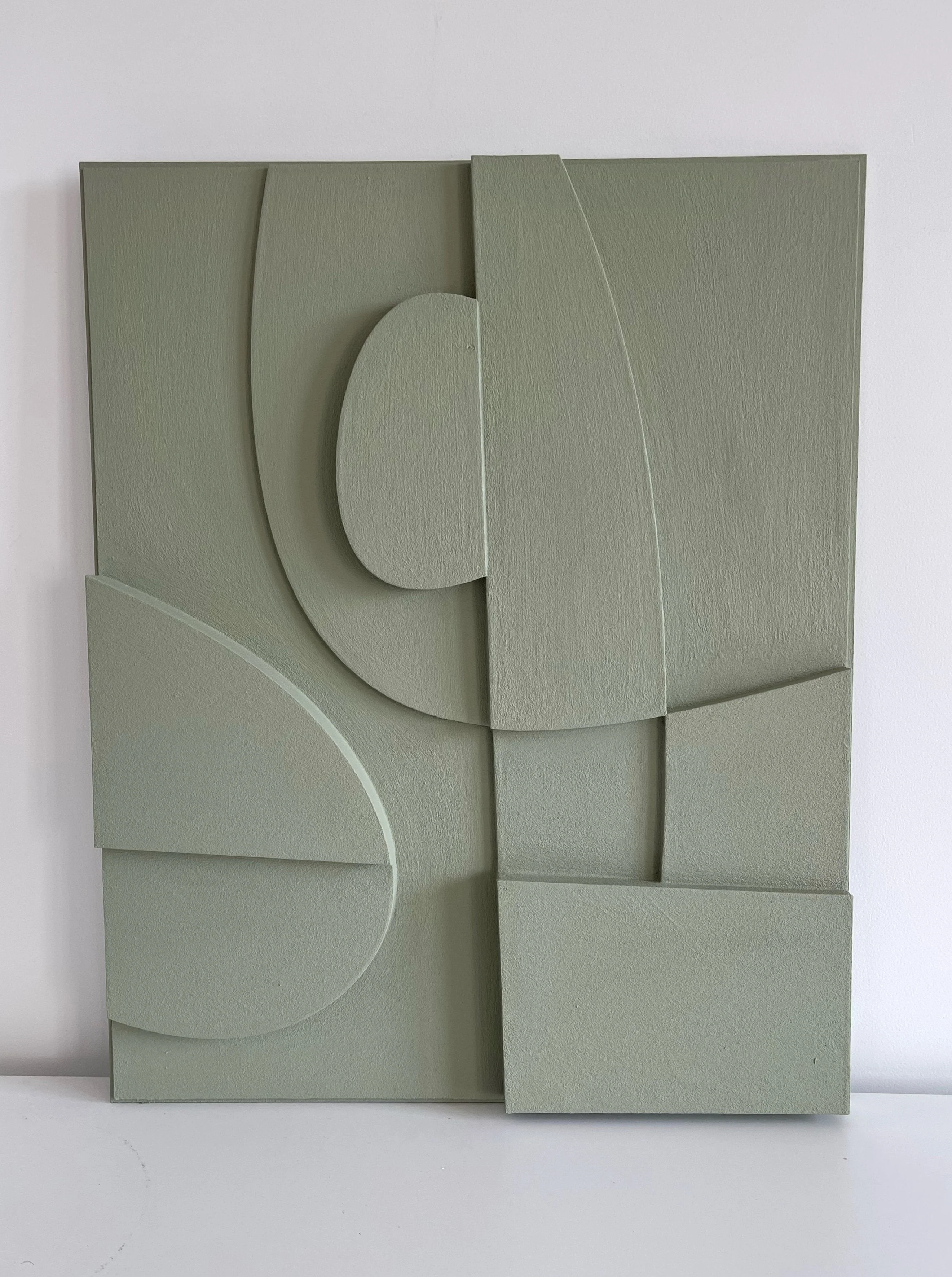 قطعة فنية حائطية – فن تجريدي ثلاثي الأبعاد بلمسة معاصرة Wall Art Piece – Minimalist 3D Abstract Design