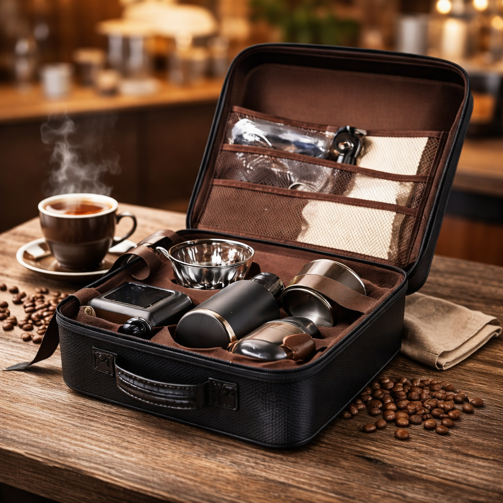 حقيبة أدوات تحضير القهوة  - coffee brewing toolkit