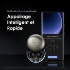 oraimo SpaceBuds سماعات SpaceBuds اللاسلكية الهجينة ANC من بتوجيه صوتي مخصص