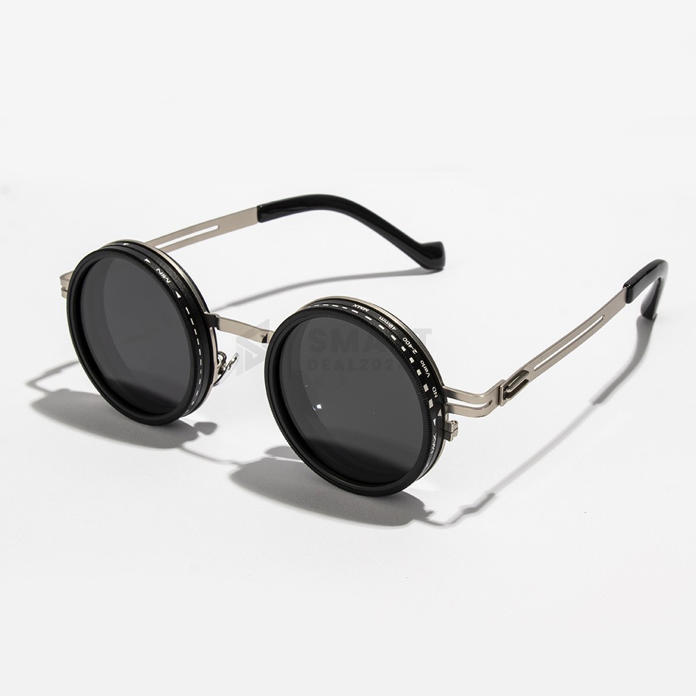 Orenzo Luxe Polarized Sunglasses with 9-Level Adjustable ND Filter –فخامة تحكم الضوء.. وأناقة لا تضاهى