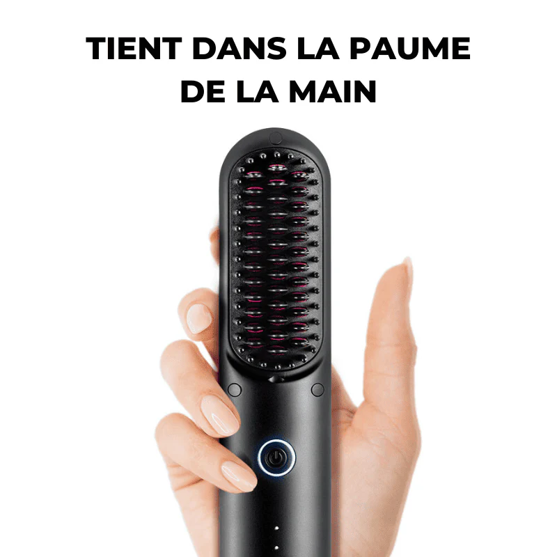Offre d’Octobre 🎃 -37% | Brosse Lissante Portable & Rechargeable 1h d'autonomie – Soleana Hair PRO