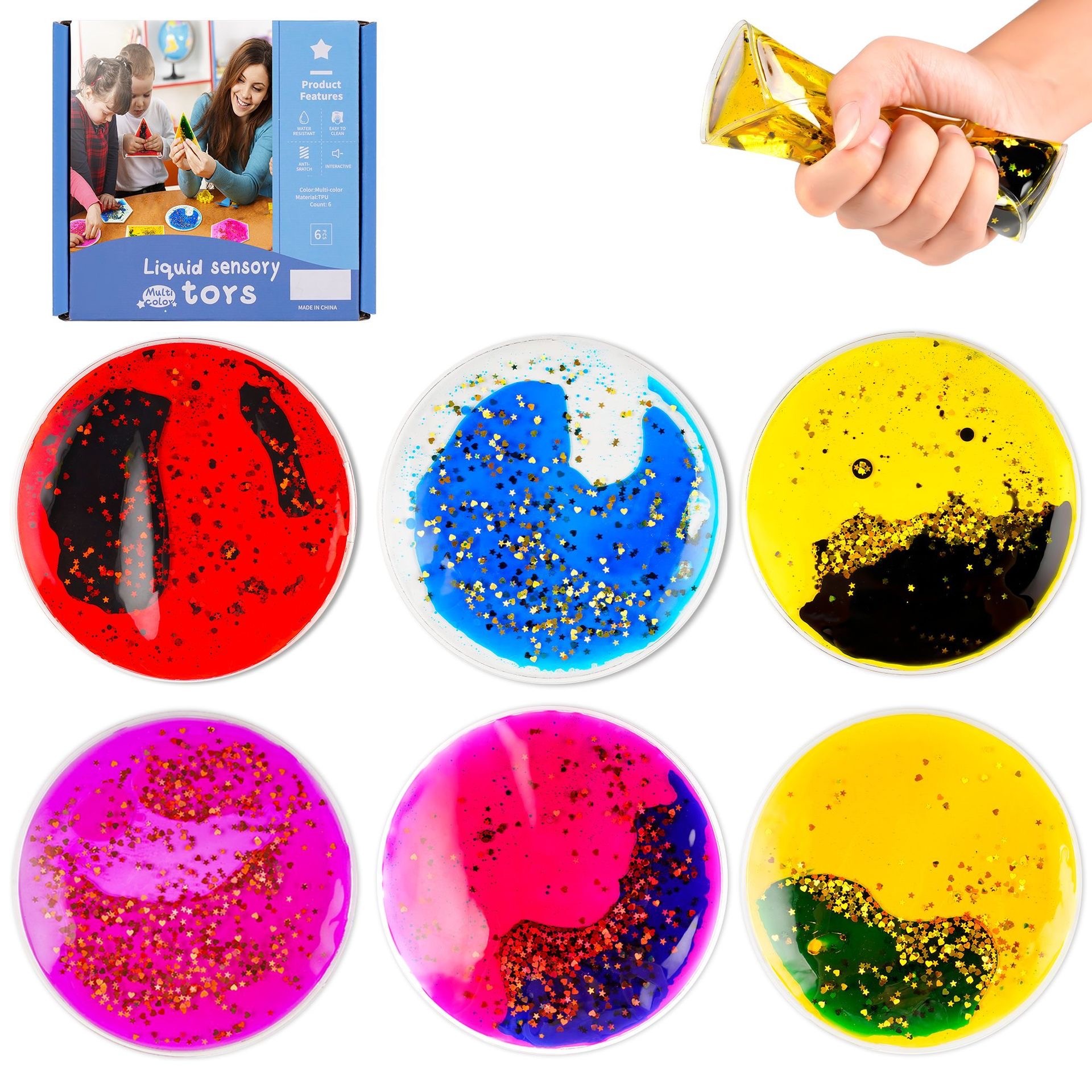 Fidget sensoriel lot de 6