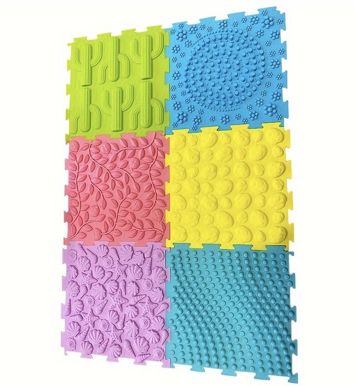 Tapis sensoriel lot de 6