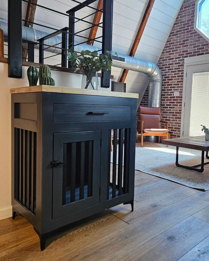 Meuble-Niche pour chiens avec Tiroir