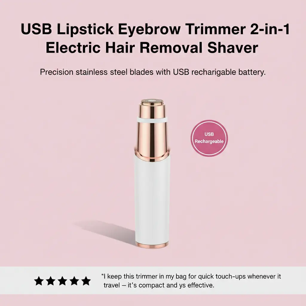 أداة تشذيب شعر الوجه والحواجب 2 في 1، أداة تشذيب الحواجب الكهربائية، أداة إزالة شعر الوجه والجسم، أداة العناية بشعر الوجه، ماكينة حلاقة كهربائية للنساء، للحواجب، مزيل شعر