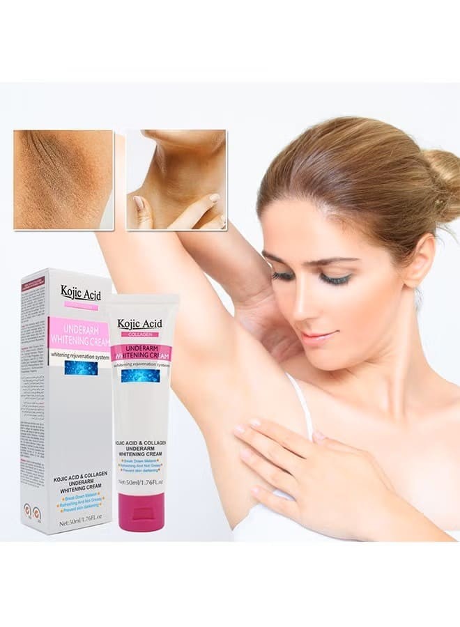 كريم تفتيح الإبط والمناطق الحساسة بحمض الكوجيك