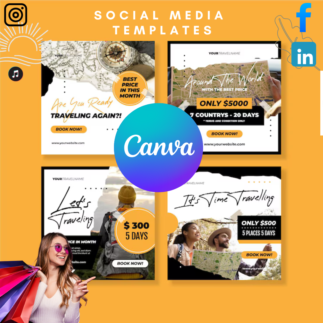 SOCIAL MEDIA TEMPLATES-CANVA DESIGN