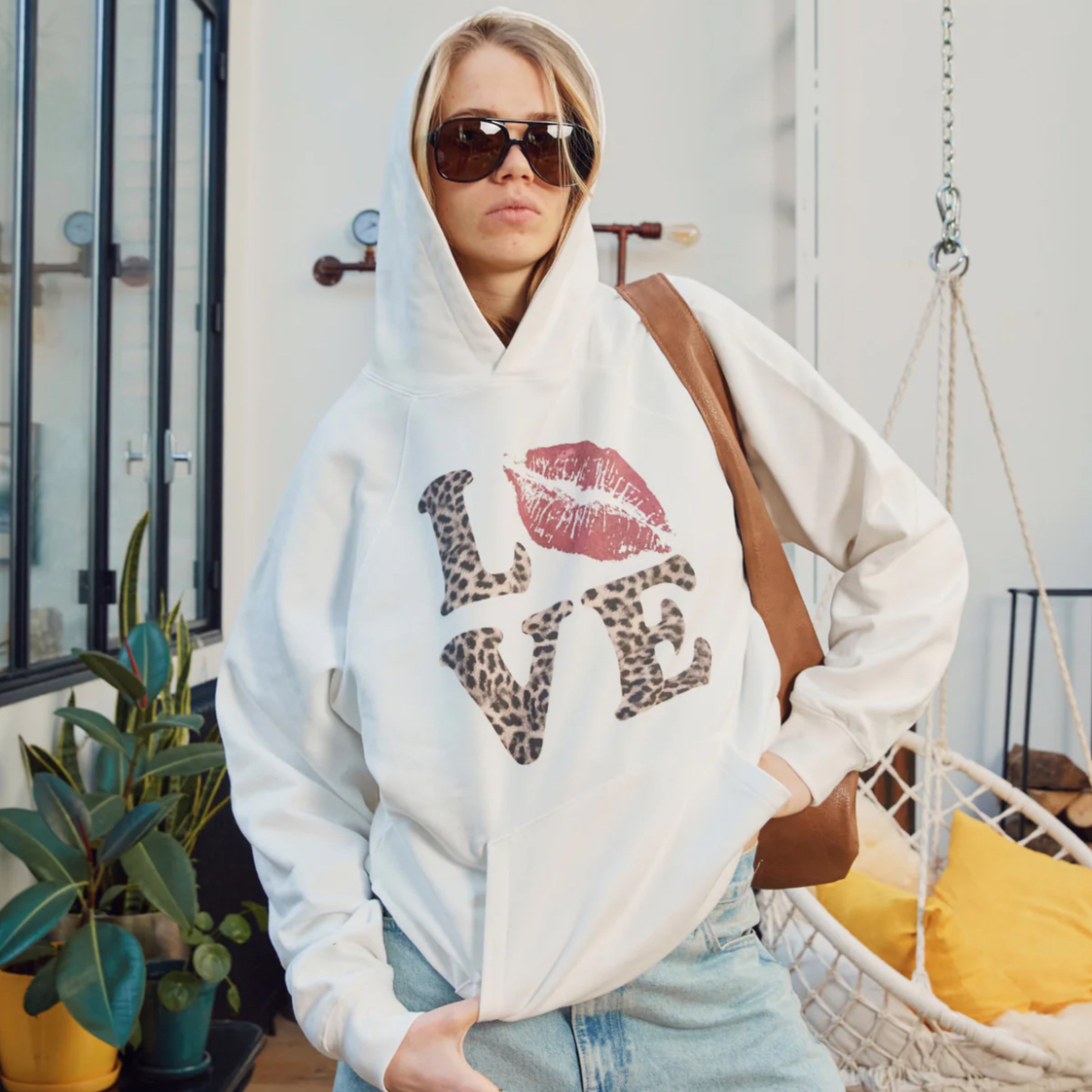 Unisex love hoodie