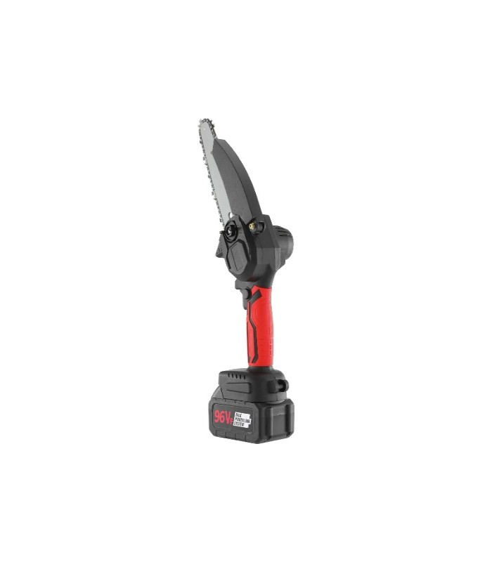 Mini motosega a catena con batteria, 6 pollici, mini motosega con 2 batterie e caricabatterie, con una sola mano, per cesoie da giardino, tagliasiepi in legno copy