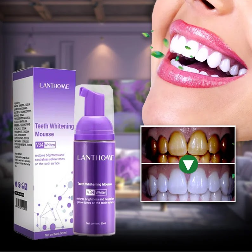 رغوة تبييض الأسنان الفورية