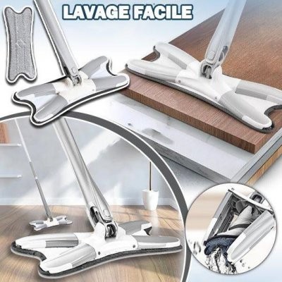 Balai serpillière plat en microcarence pour le lavage des sols