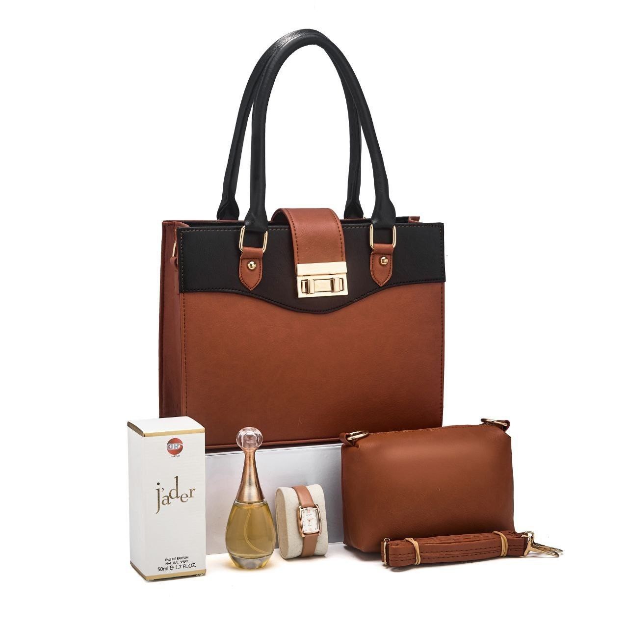 باك ساك كبير + ساك صغير + ساعة + ريحة