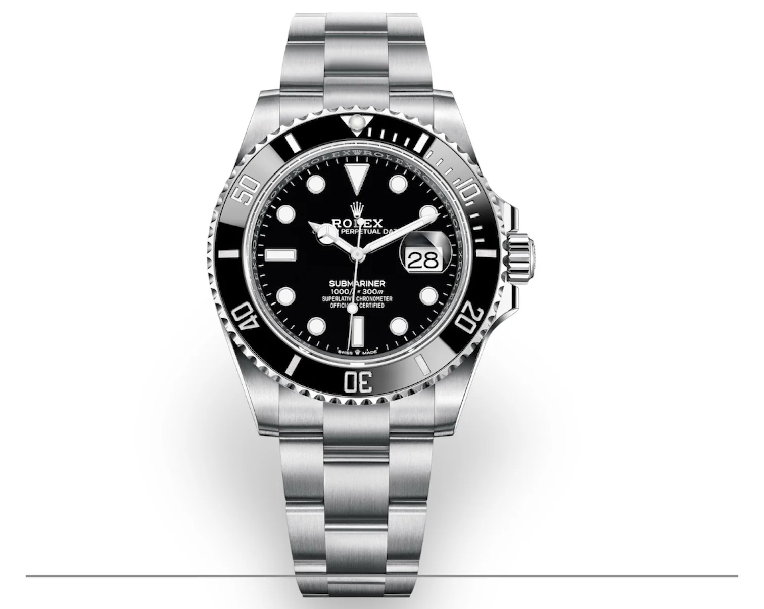 Rolex Submariner Date – lunette cerachrom noire