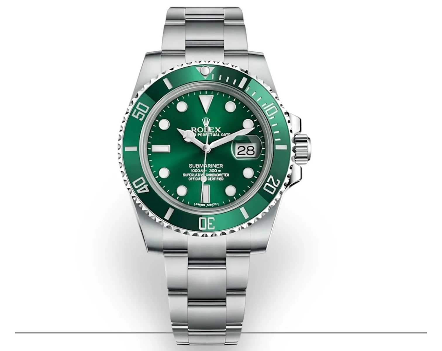 Rolex Submariner Date "Hulk" – lunette vert émeraude