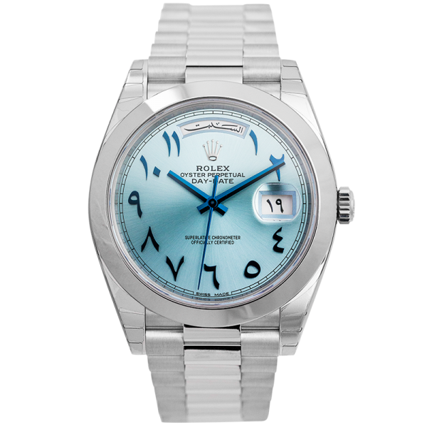 Rolex Day-date Ice blue Arabic Dial