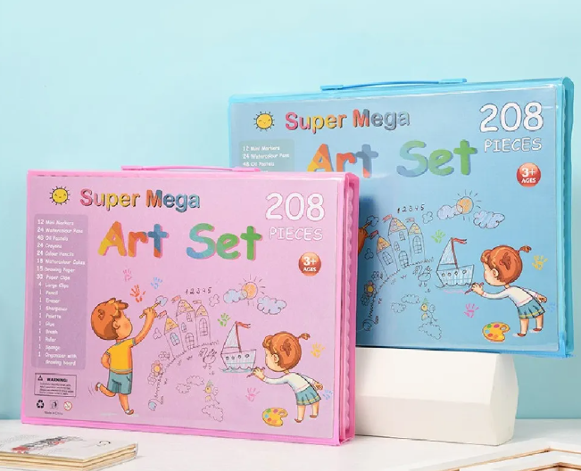 ensemble de crayons aquarelle مجموعة أقلام ألوان مائية